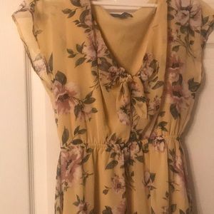 Floral high low dress